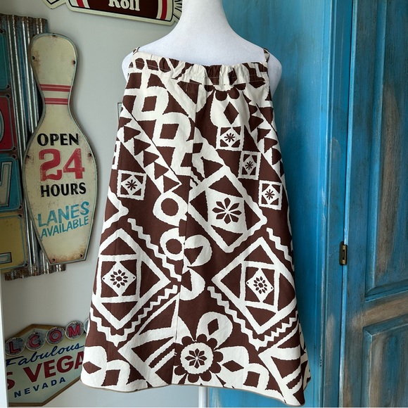 BDG Eva Tie-Front Ruched Strap Trapeze Mini Dress - Picture 3 of 9